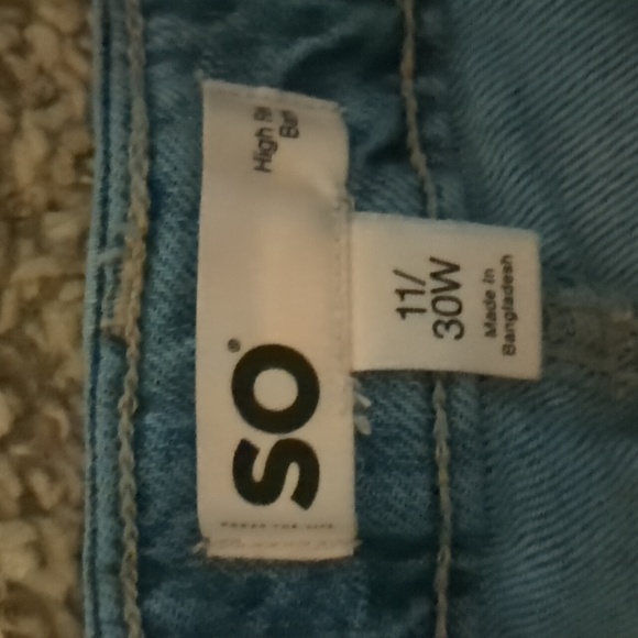 Juniors' SO High-Rise Barrel Jeans - Picture 8 of 9